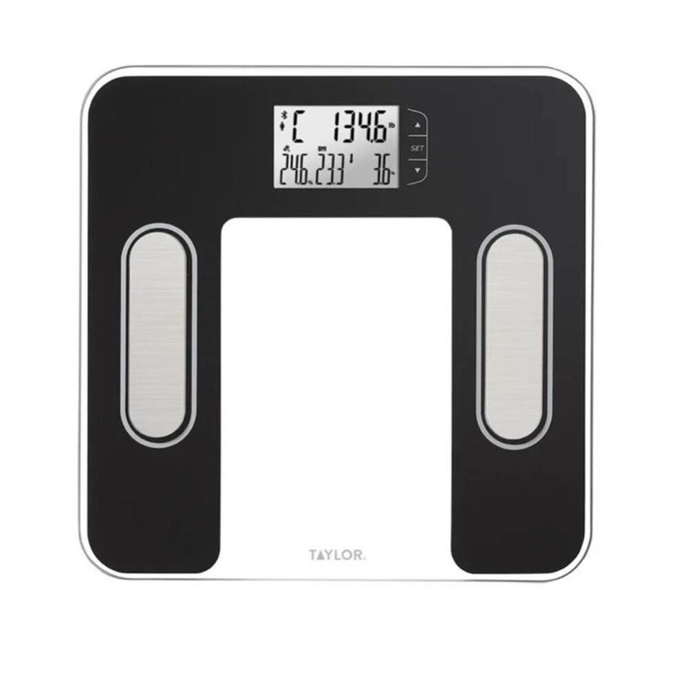 Taylor Smart Body Composition Scale Black Precision Hub App Large Display